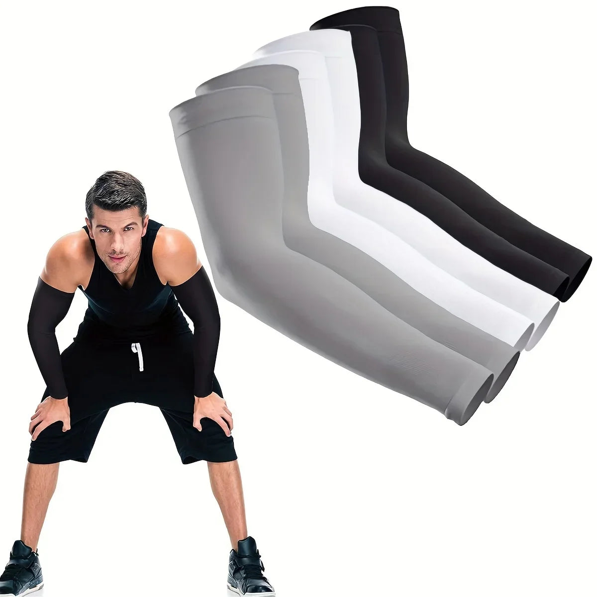 3-Pack Breathable Cooling Arm Sleeves
